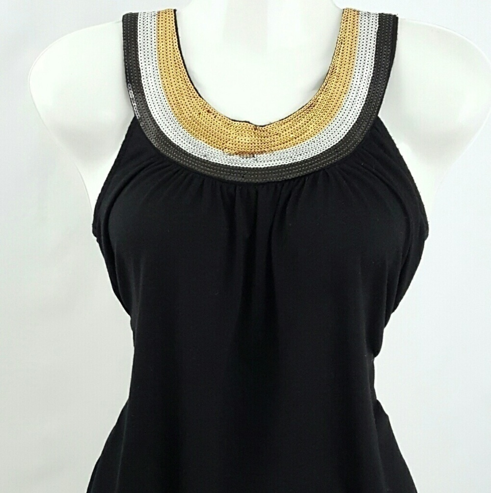 SEQUIN RACERBACK TANK SIZE SMALL